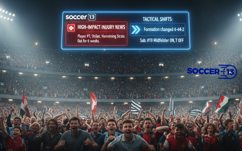 Capture high impact football news at soccer 13 to support accurate forecasting