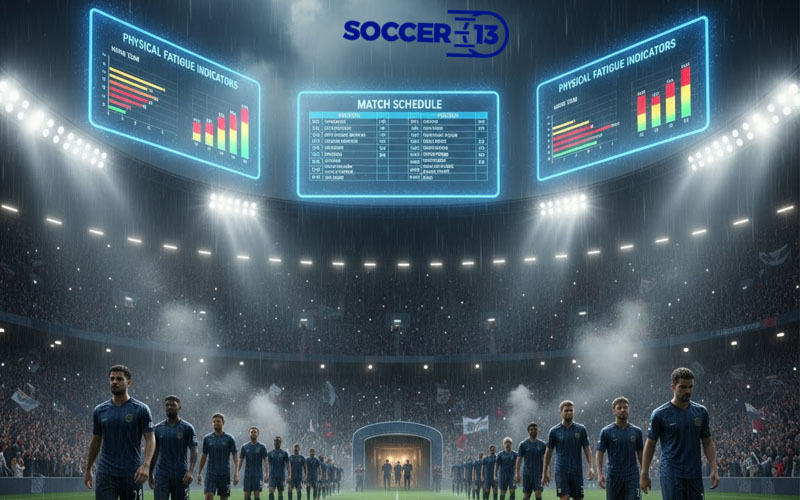 Carefully check the Match Schedule to understand player fatigue and outcomes